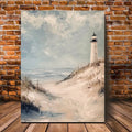 Lighthouse Coastal Canvas Wall Art - 11.8x15.7 Inch