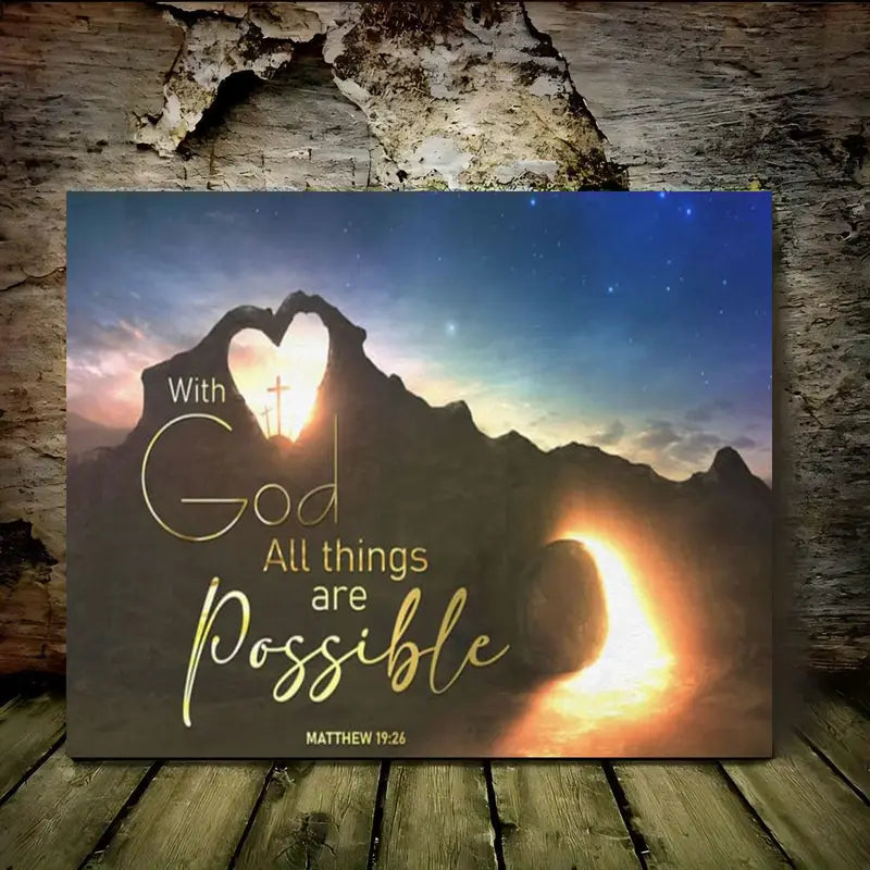 "with God All Things Are Possible"