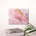 Golden Marble Texture Canvas Wall Art