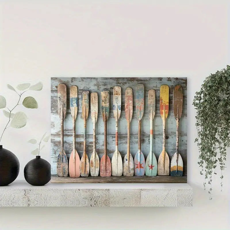 Living Room Rustic Nautical Wall Decor