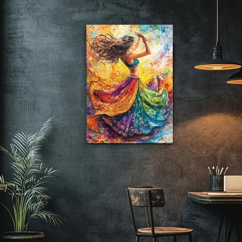 Belly Dancer - Colorful Wall Art