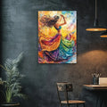 Belly Dancer - Colorful Wall Art