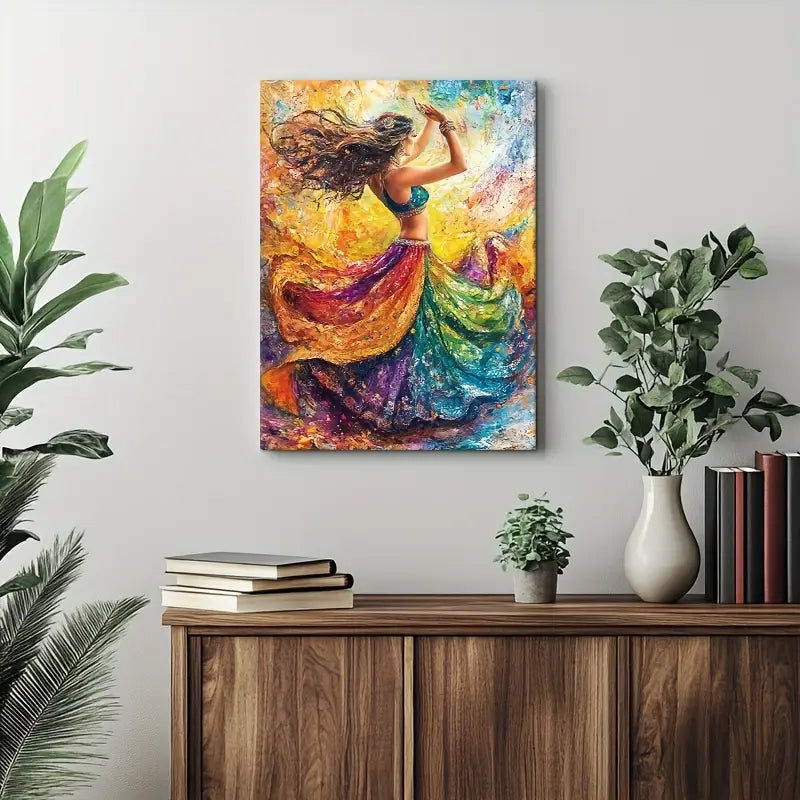 Belly Dancer - Colorful Wall Art