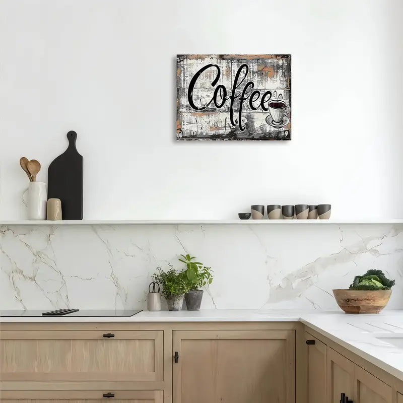 “Coffee” - Themed Woven Canvas