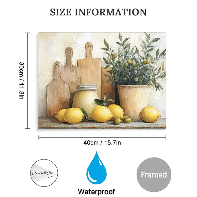 Lemon Canvas Wall Art