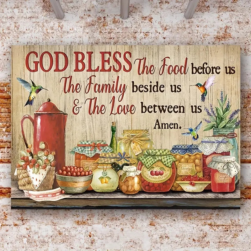 "God Bless The Food, The Family &amp; The Love"