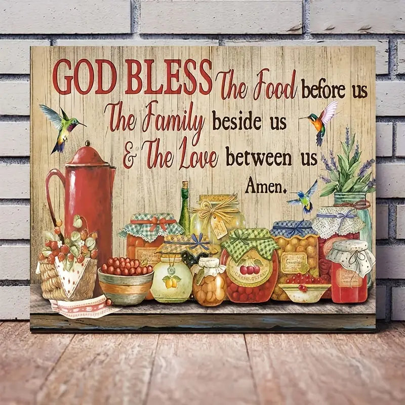 "God Bless The Food, The Family &amp; The Love"