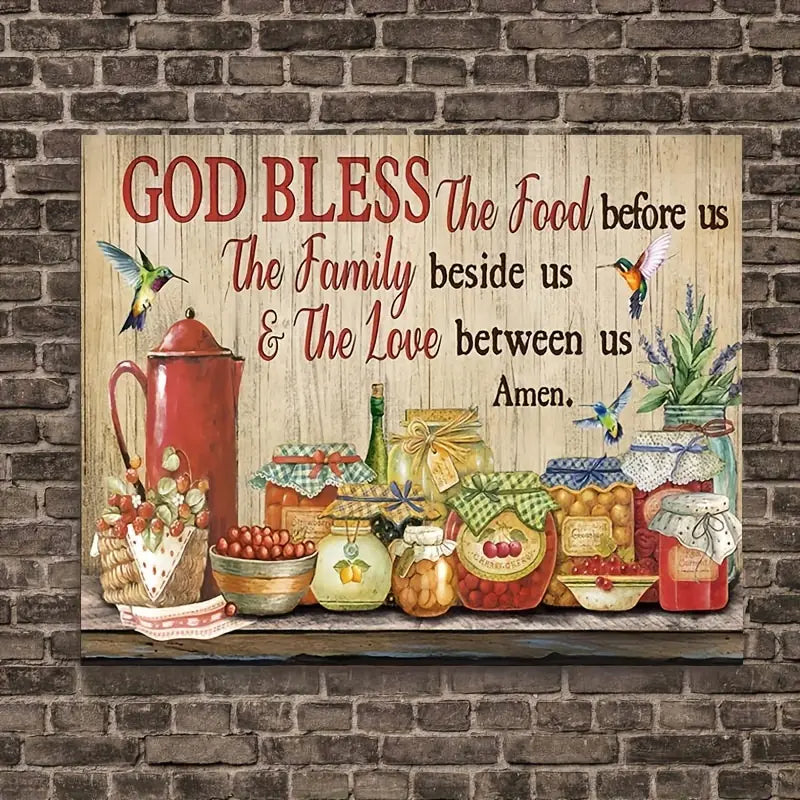 "God Bless The Food, The Family &amp; The Love"