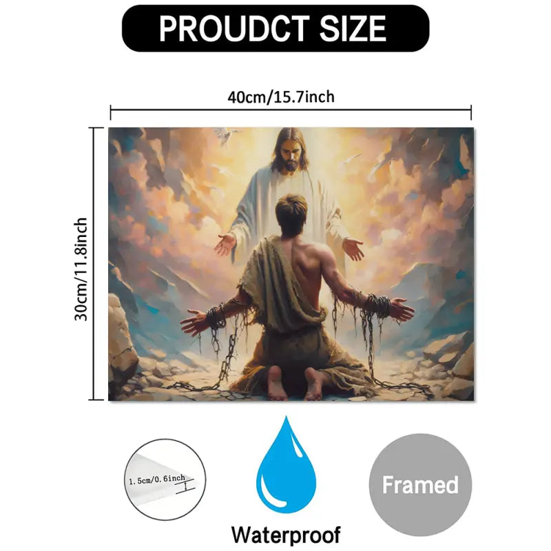 "Psalm 107", Religious Wall Art