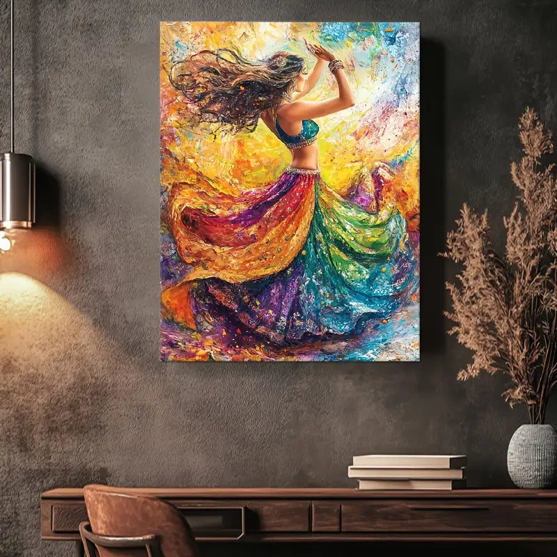 Belly Dancer - Colorful Wall Art