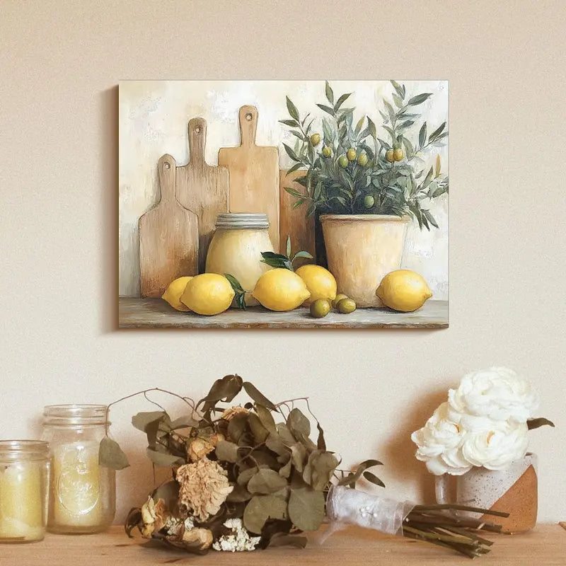 Lemon Canvas Wall Art