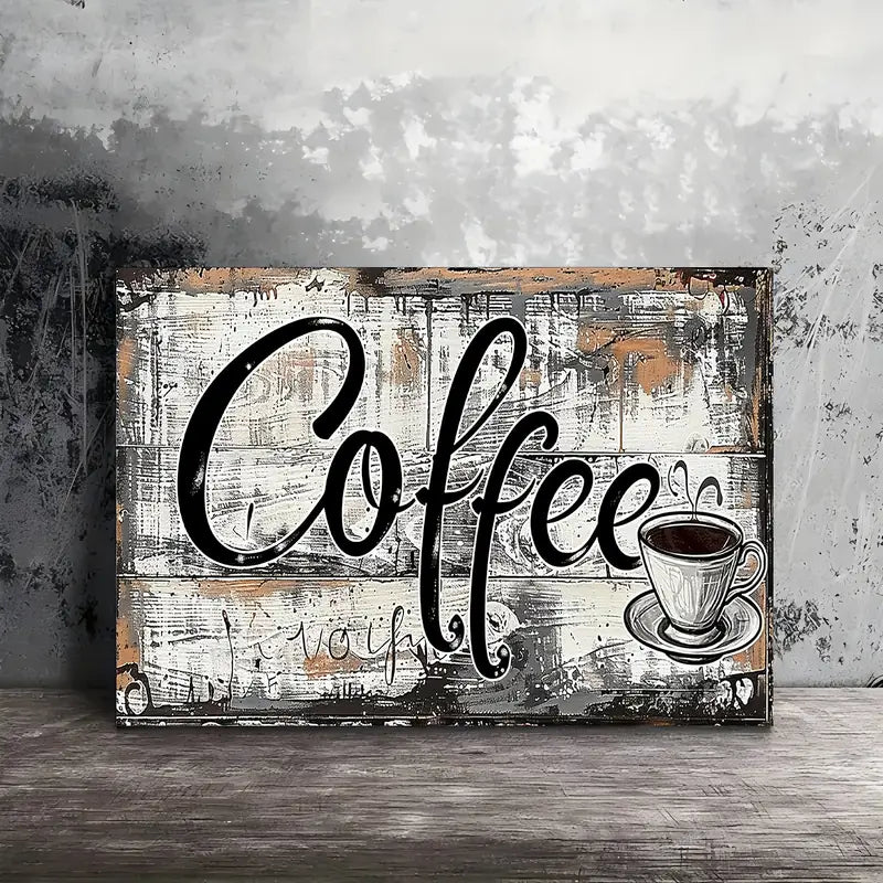 “Coffee” - Themed Woven Canvas