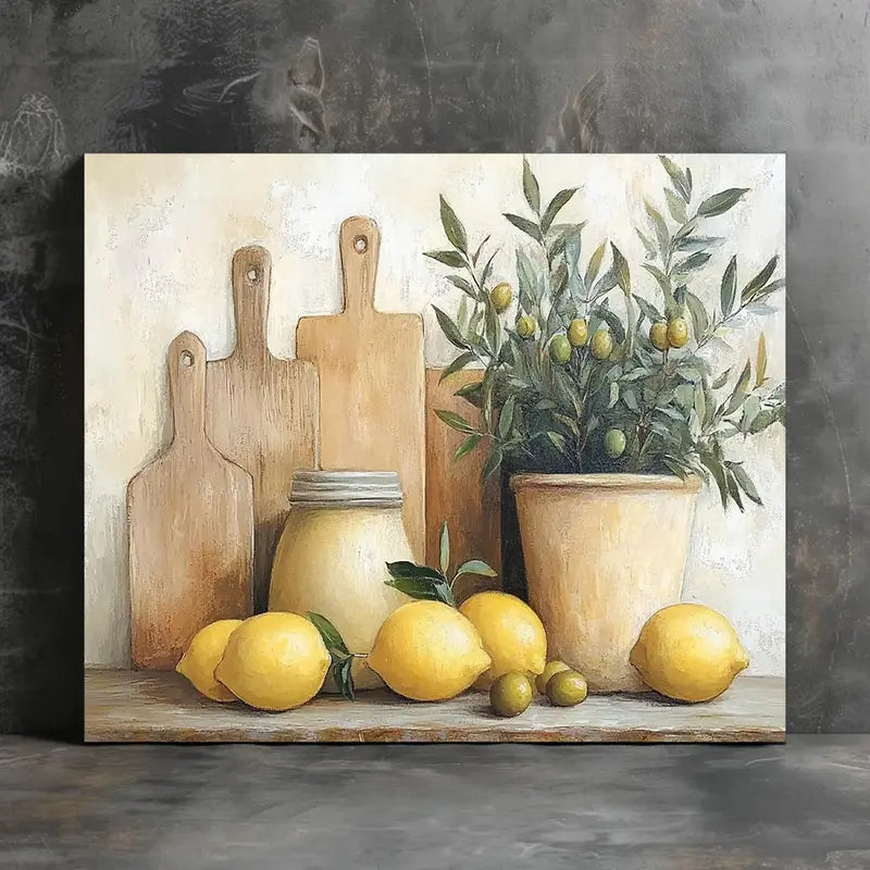 Lemon Canvas Wall Art