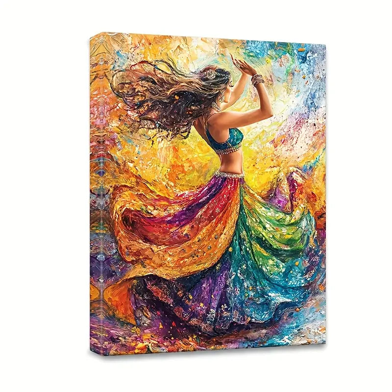 Belly Dancer - Colorful Wall Art