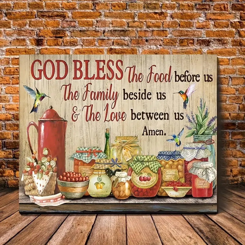 "God Bless The Food, The Family &amp; The Love"